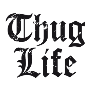 Thug life title PNG-58216